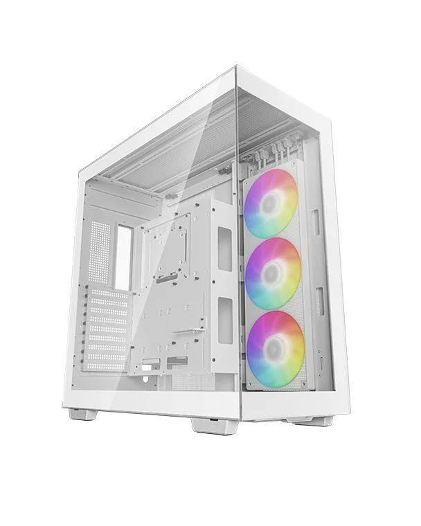DeepCool CH780 táp nélküli ablakos ház fehér  