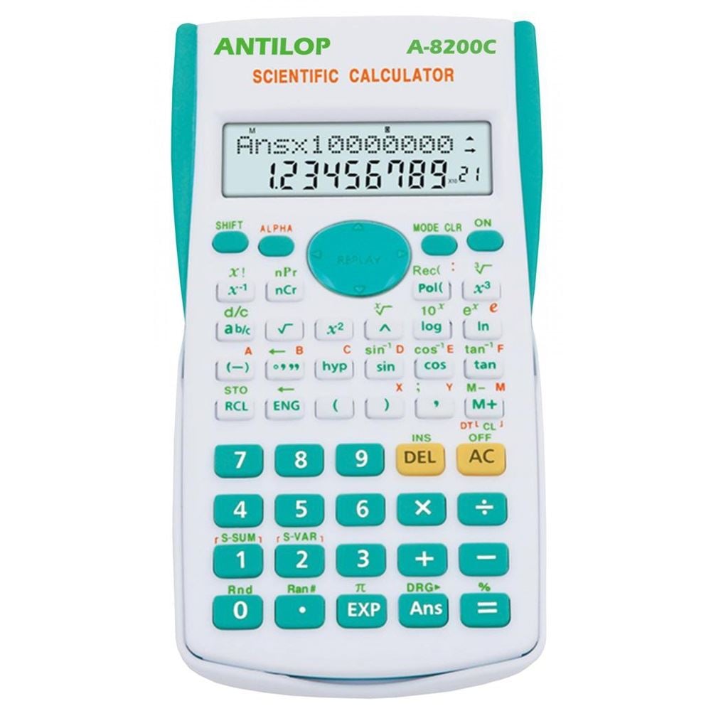 Antilop A-8200C tudományos számológép türkiz