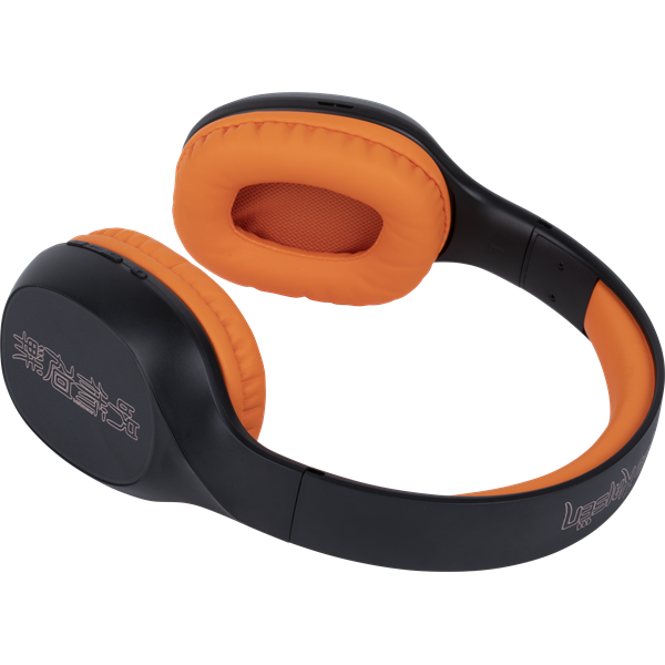 KONIX - JUJUTSU KAISEN 2.0 Fejhallgató Bluetooth Vezeték Nélküli Gaming Stereo Mikrofon Fekete-Narancs