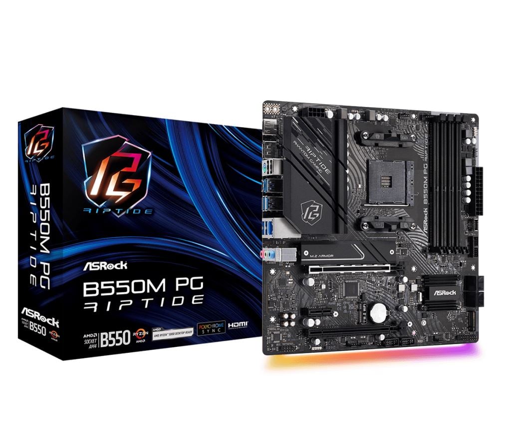 ASRock B550M Phantom Gaming Riptide alaplap