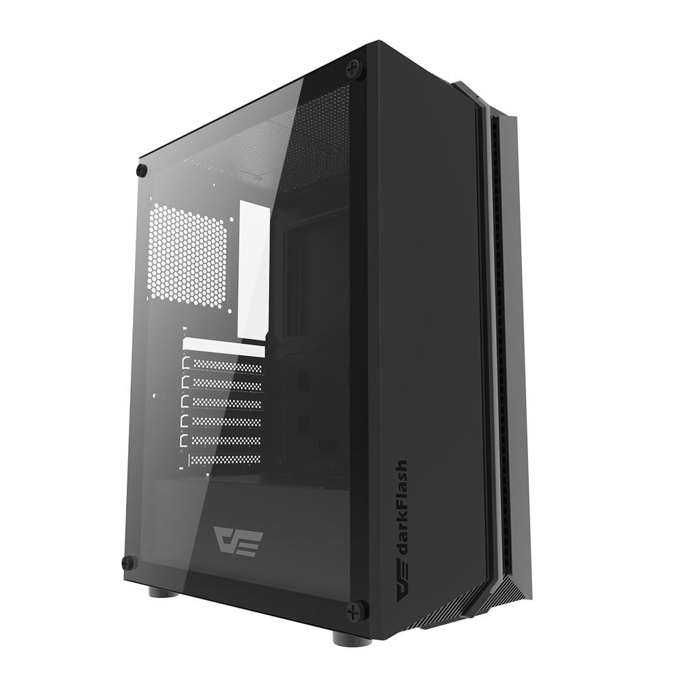 DarkFlash DK151 Black táp nélküli ablakos ház fekete DarkFlash DK151 Black táp nélküli ablakos ház fekete