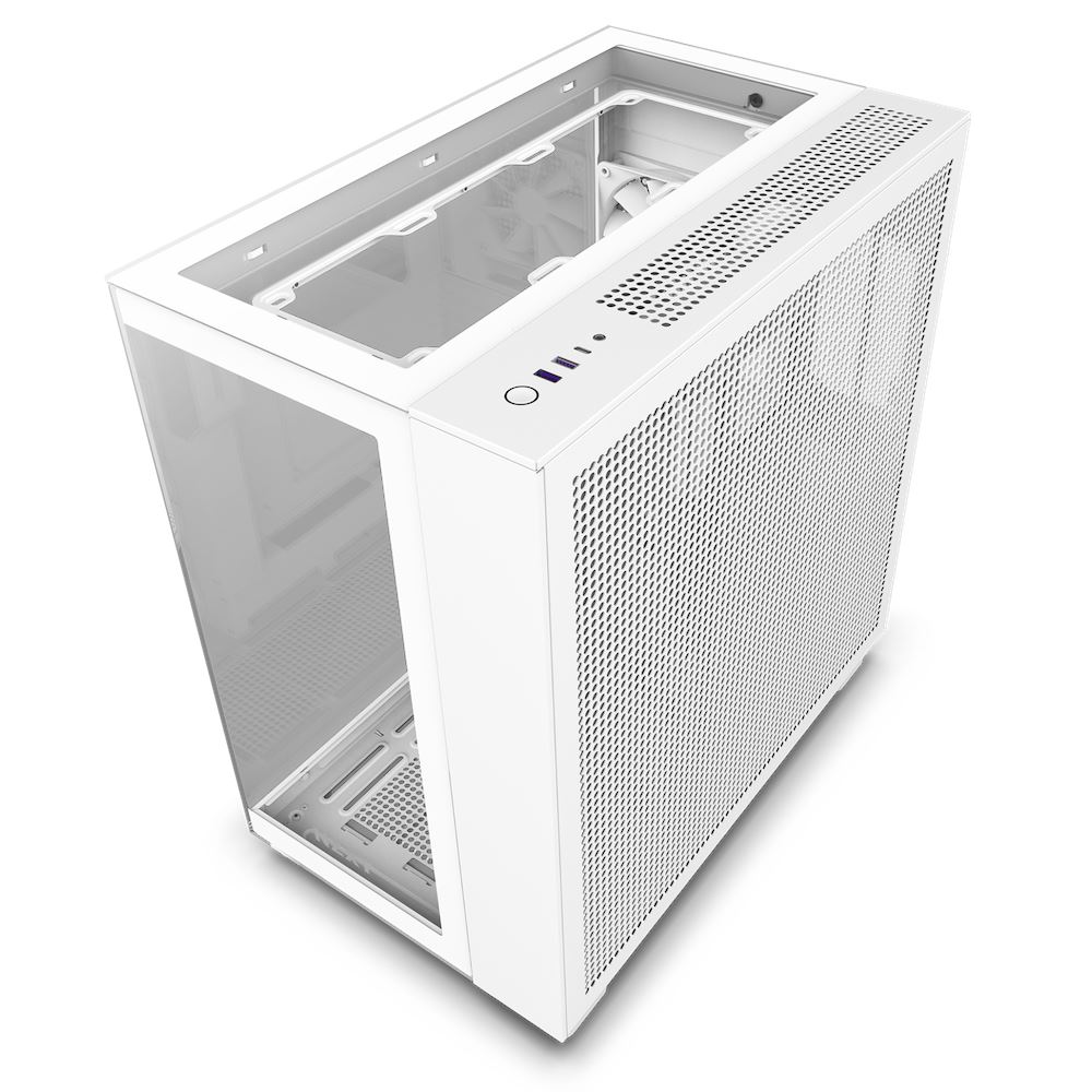 NZXT CM-H91EW-01 H9 Elite táp nélküli ablakos ház matt fehér NZXT CM-H91EW-01 H9 Elite táp nélküli ablakos ház matt fehér