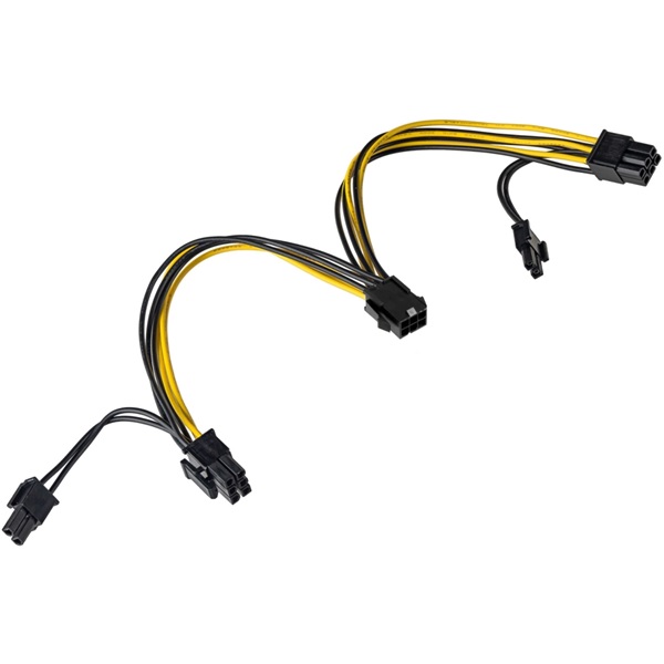 Akyga 1x PCI-Express 6-pin 2x PCI-Express 6+2-pin adapter (AK-CA-55)
