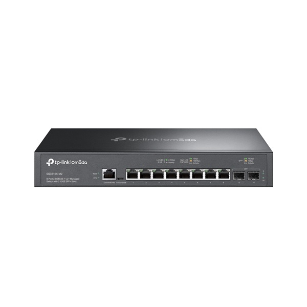 TP-Link SG3210X-M2 Omada 8-Port 2.5G L2+ Managed Switch TP-Link SG3210X-M2 Omada 8-Port 2.5G L2+ Managed Switch