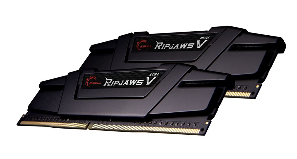 G.SKILL 16GB DDR4 3600MHz Kit(2x8GB) RipjawsV Black Memória G.SKILL 16GB DDR4 3600MHz Kit(2x8GB) RipjawsV Black Memória