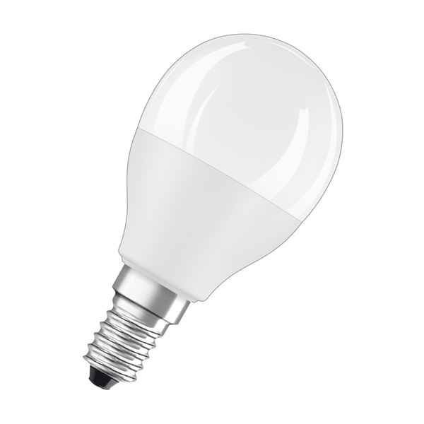 Osram Star+ RGBW/matt búra/5,5W/470lm/2700K/E14 távirányítható LED kisgömb izzó Osram Star+ RGBW/matt búra/5,5W/470lm/2700K/E14 távirányítható LED kisgömb izzó