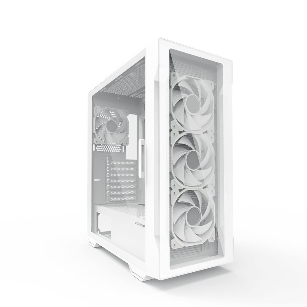 Zalman i3 NEO TG White táp nélküli ablakos ház fehér Zalman i3 NEO TG White táp nélküli ablakos ház fehér