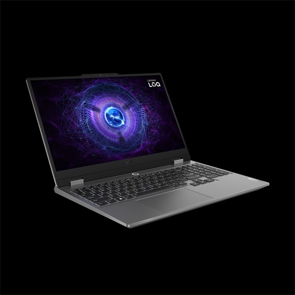 LENOVO LOQ Gaming 15IRX9 15.6" FHD Core i5-13450HX 12GB 512GB SSD NV RTX 4050 6GB Notebook Szürke