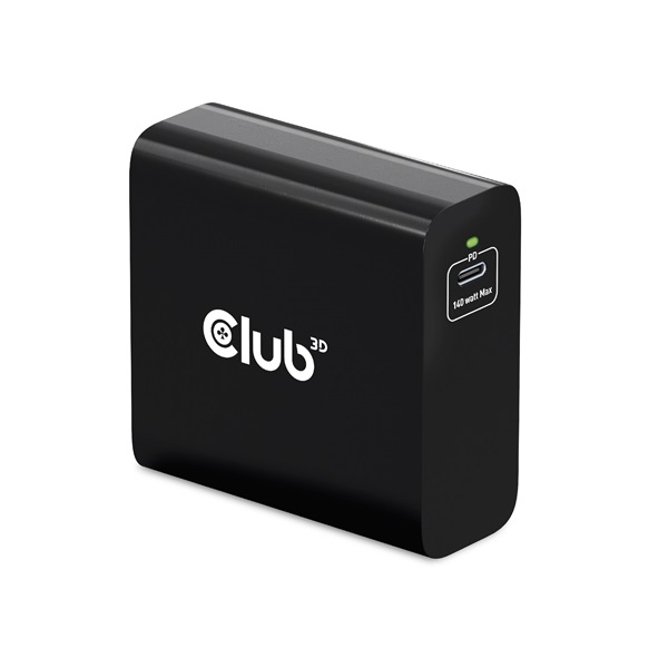 Club 3D CAC-1914EU 140W GaN USB-C PD 3.1 Hálózati Töltő Club 3D CAC-1914EU 140W GaN USB-C PD 3.1 Hálózati Töltő