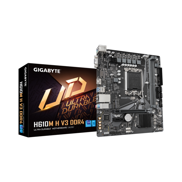 GIGABYTE S1700 H610M H V3 DDR4 INTEL H610 mATX Alaplap GIGABYTE S1700 H610M H V3 DDR4 INTEL H610 mATX Alaplap