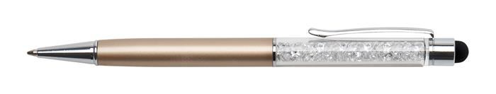 Art Crystella golyóstoll aranyszínű, felül fehér SWAROVSKI kristályokkal töltve (TSWG033) Art Crystella golyóstoll aranyszínű, felül fehér SWAROVSKI kristályokkal töltve (TSWG033)