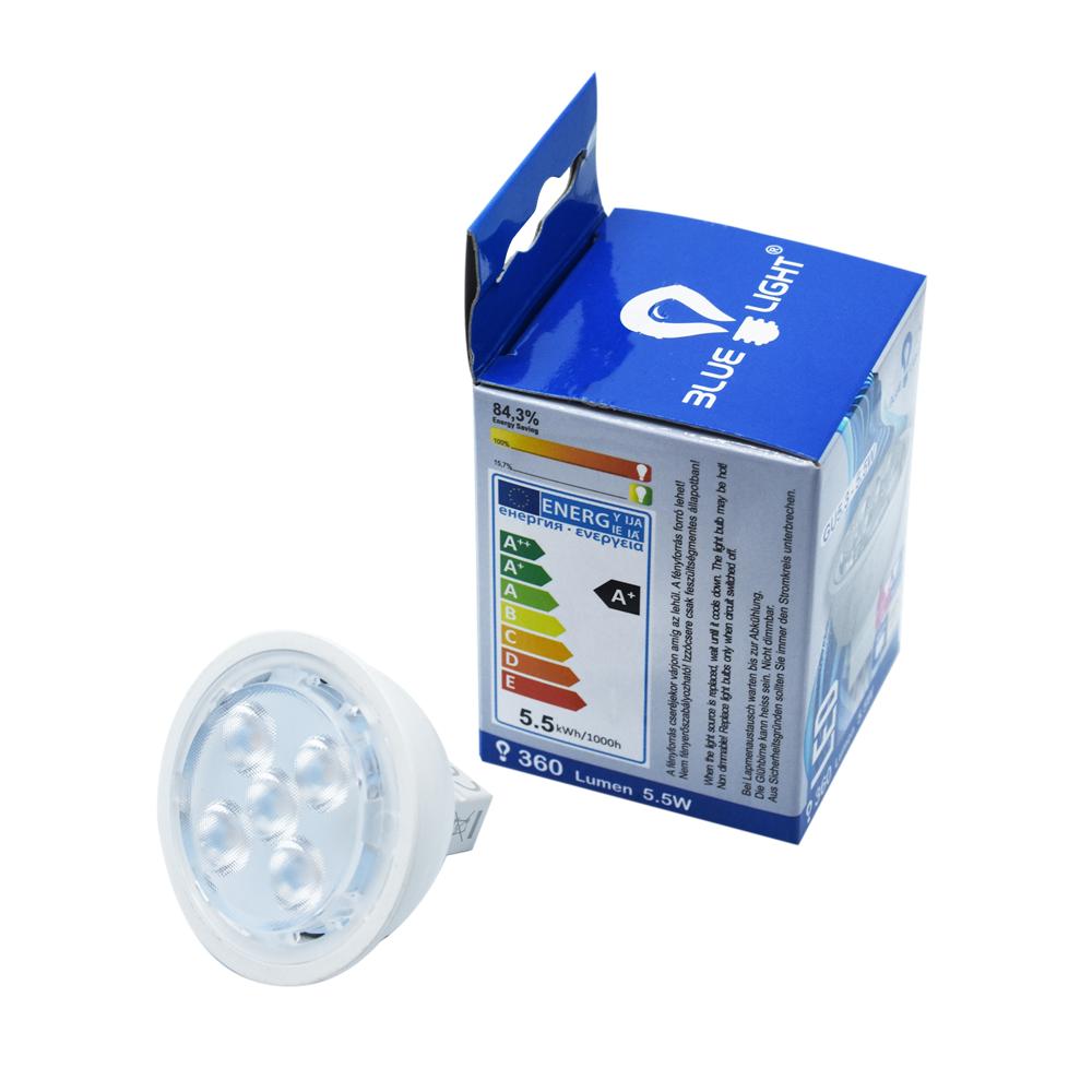 Blue Light Led 5,5W MR16 4000k 360lm