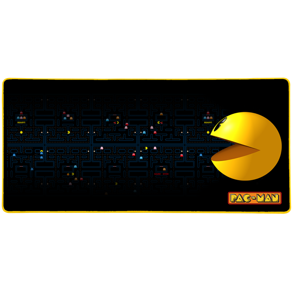 KONIX - PAC-MAN XXL Gaming Egérpad 90x465x90mm Mintás