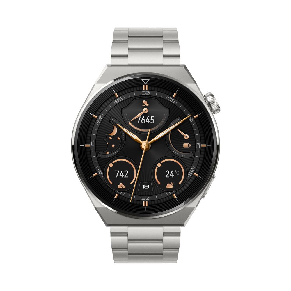 Huawei Watch GT 3 Pro Titanium okosóra, Titánium óratok, Titánium szíj (55028834)