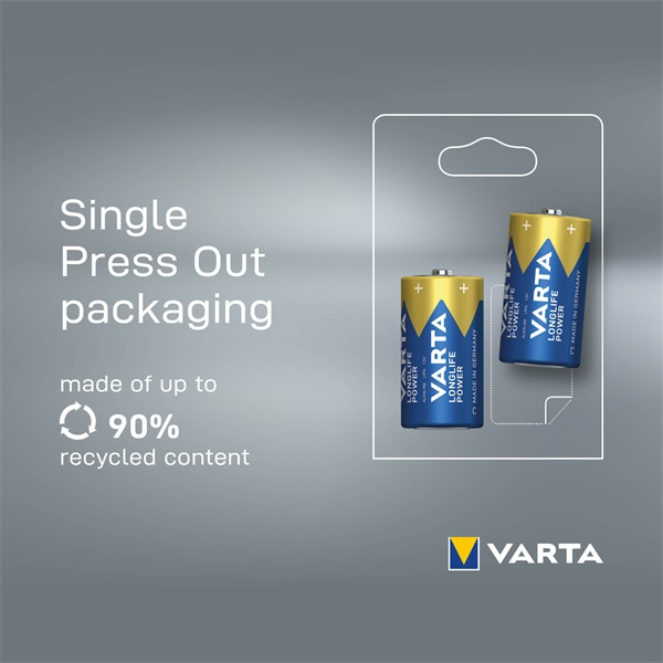 Varta Primer Alkáli elem C LR14 1.5 V High Energy (2db/csomag) (4914121412) Varta Primer Alkáli elem C LR14 1.5 V High Energy (2db/csomag) (4914121412)