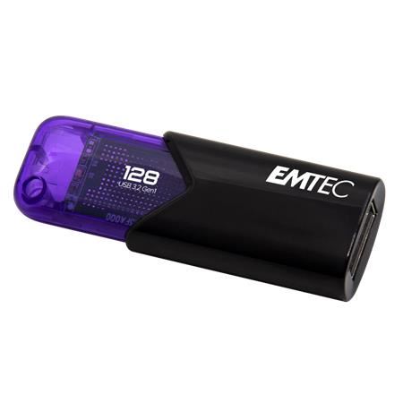 Pen Drive 128GB Emtec B110 Click Easy 3.0 USB 3.0 fekete-lila (ECMMD128GB113) Pen Drive 128GB Emtec B110 Click Easy 3.0 USB 3.0 fekete-lila (ECMMD128GB113)