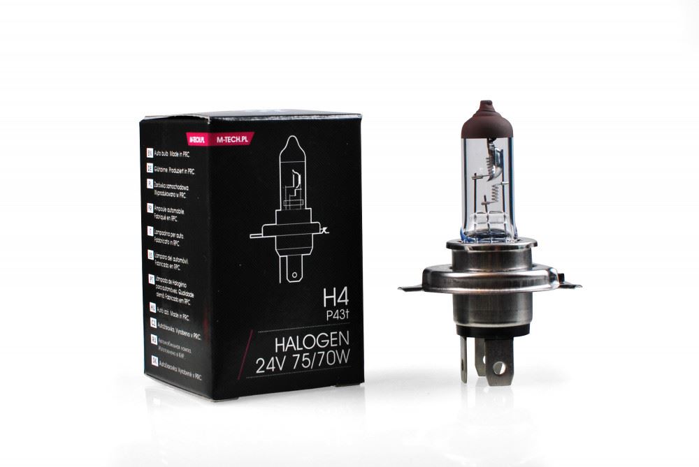 M-Tech H4 halogén izzó 24V - 75/70W 1db (72Z904)
