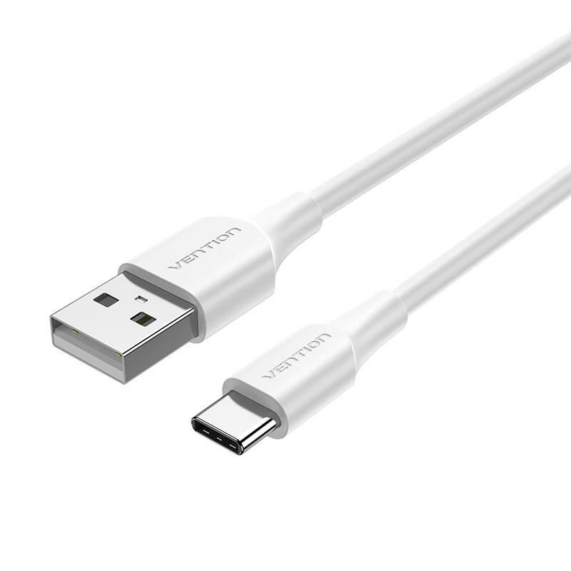 USB 2.0 A to USB-C 3A Cable Vention CTHWF 1m White USB 2.0 A to USB-C 3A Cable Vention CTHWF 1m White