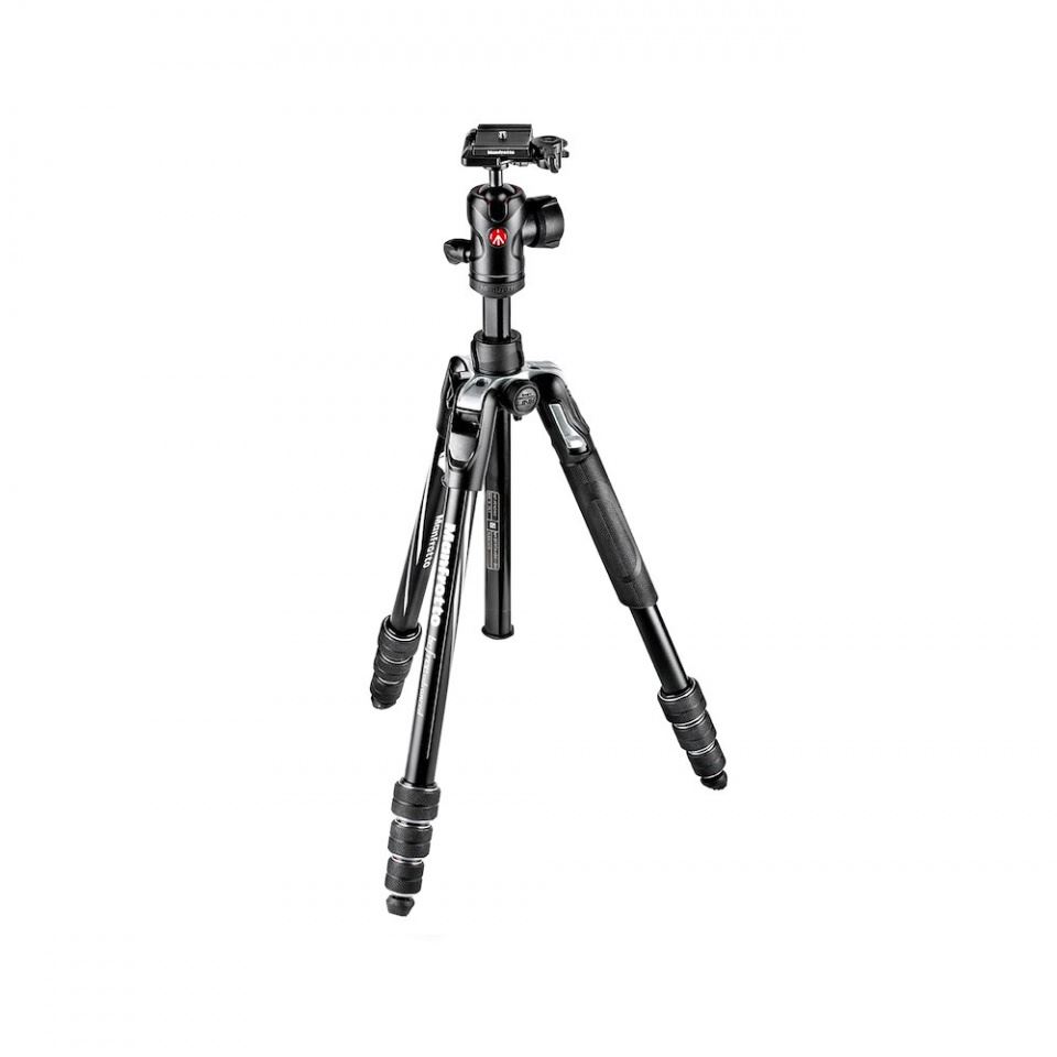 Manfrotto Befree Advanced alu travel állvány, tekerős zár + gömbfej fekete (MKBFRTA4BK-BH)