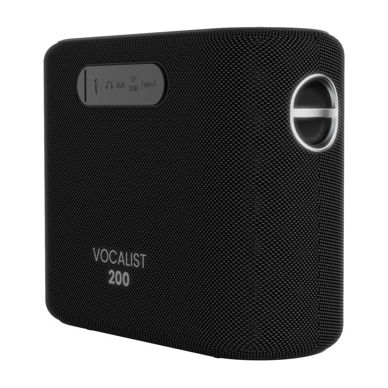 HiFuture Vocalist 200 Bluetooth Hordozható hangszóró + 2 microphones Fekete