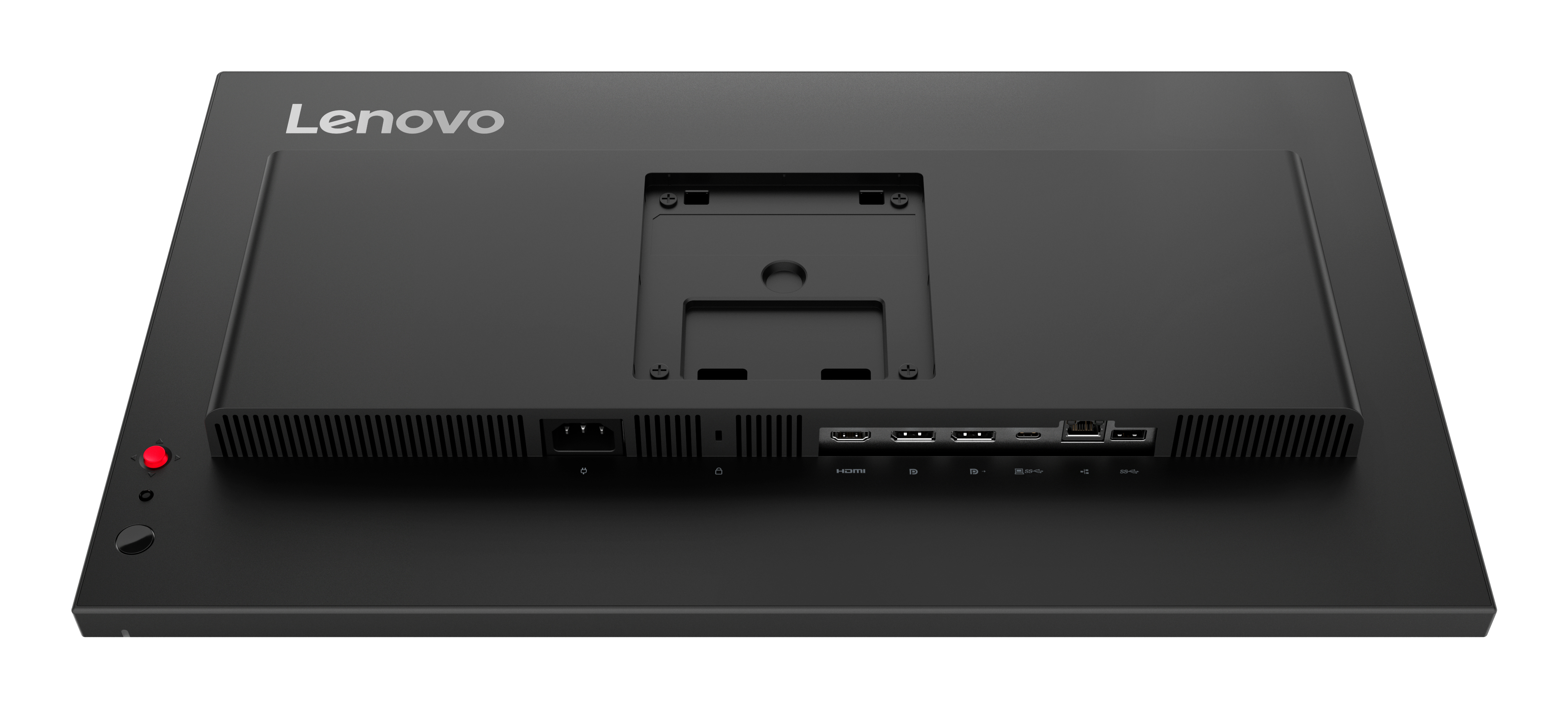 LENOVO 23,8" ThinkVision T24D-40  Monitor - 1920x1080, Full HD, LED, IPS, 100Hz, 4ms, Hangszóró, LAN, Pivot, Fekete