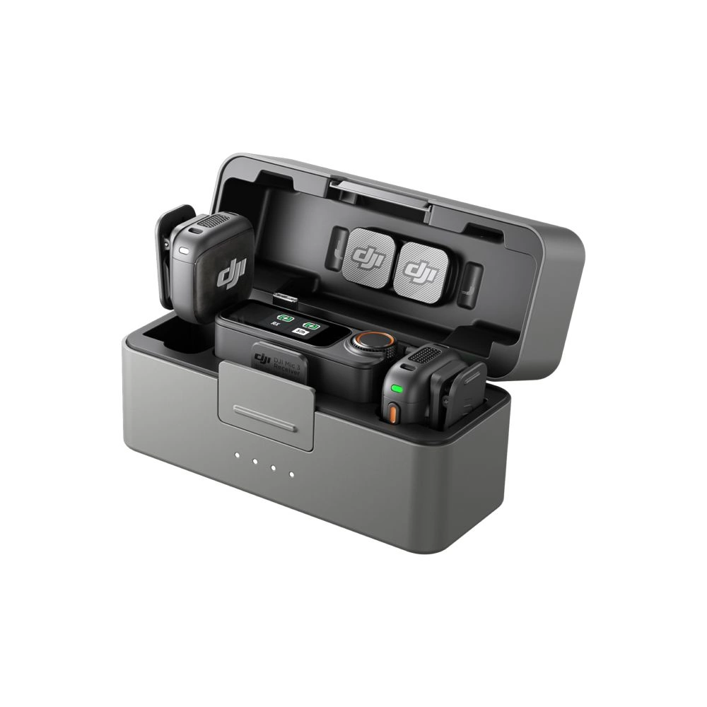 DJI Mic 3 (2TX + 1RX + töltőtok) mikrofon