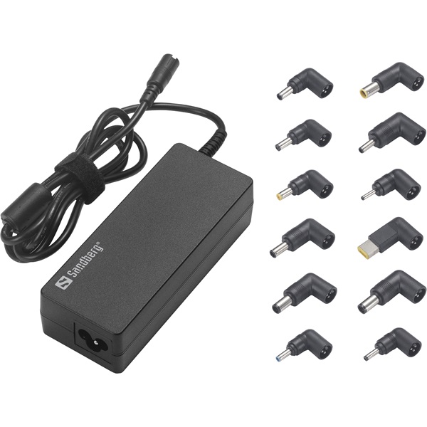 SANDBERG Notebook töltő Univerzális Laptop AC Adapter 90W EU+UK