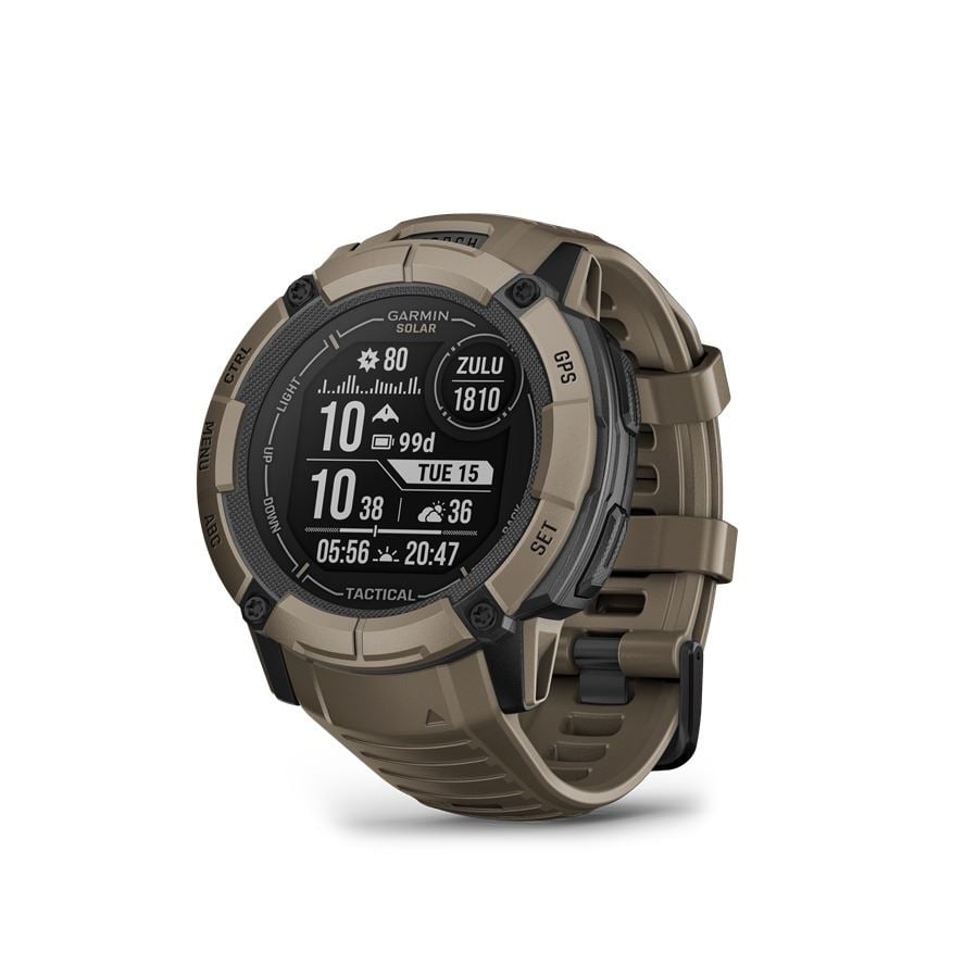 Garmin Instinct 2X Solar Tactical okosóra coyote (010-02805-02)