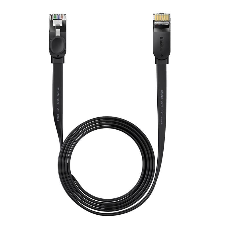 Baseus RJ45 hálózati kábel 1Gbps 2m (fekete (WKJS000101)