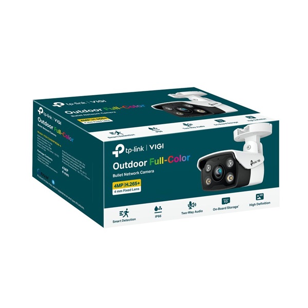 TP-LINK VIGI C340(6mm) 4MP Outdoor Full-Color Bullet Network Camera