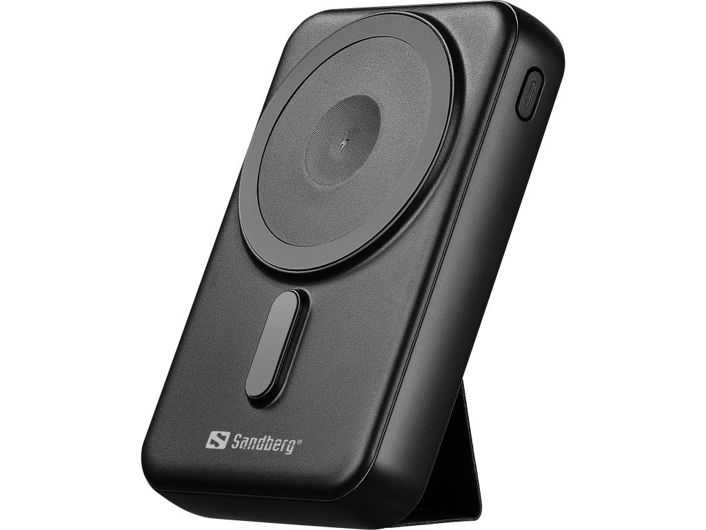 Sandberg Mag Wireless 10000mAh PowerBank Fekete