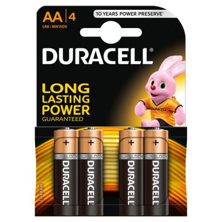 Duracell Basic DL Alkáli Ceruzaelem AA 4db (MN1500B4) Duracell Basic DL Alkáli Ceruzaelem AA 4db (MN1500B4)