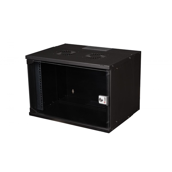 Equip Fali Rackszekrény EWM-07-5440-B 19" 7U 540x400mm lapra szerelt Fekete Equip Fali Rackszekrény EWM-07-5440-B 19" 7U 540x400mm lapra szerelt Fekete