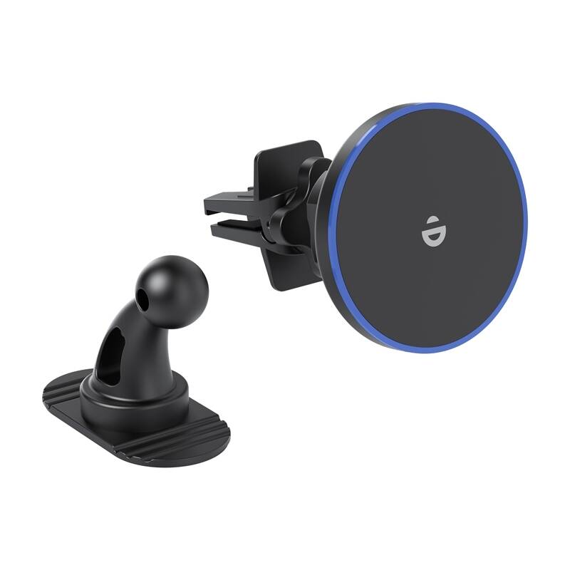 Choetech T208-F 15W Mágneses autós töltőtartó Fekete 