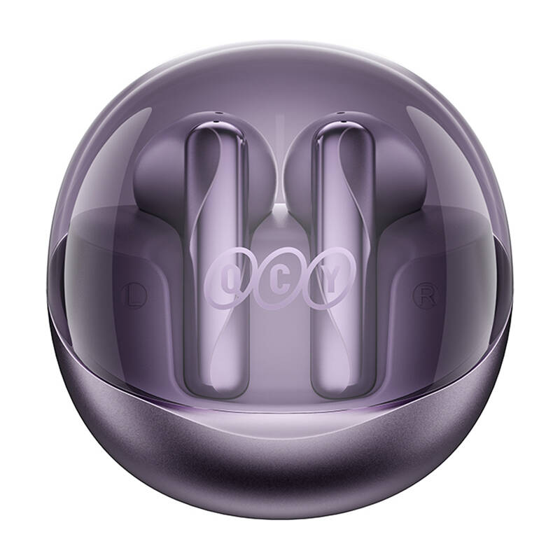 QCY AilyBuds Clear T32 TWS  Fülhallgató Lila