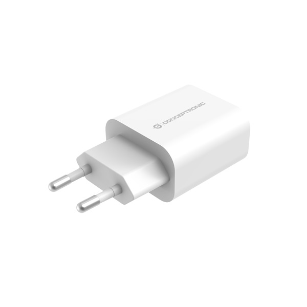 Conceptronic  ALTHEA10W  USB-C  25W telefon töltő adapter Fehér 