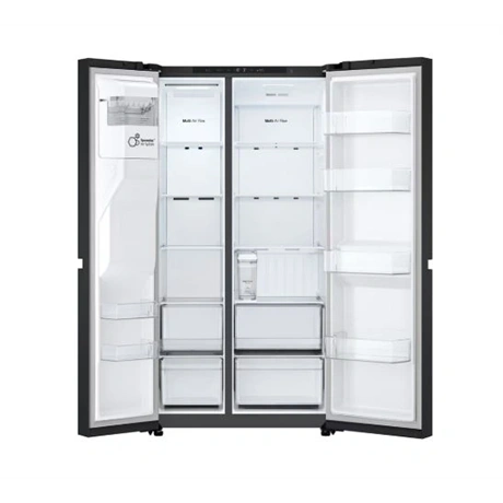 Lg GSLC41EPPE Side by Side hűtőszekrény Fekete - E energiaosztály