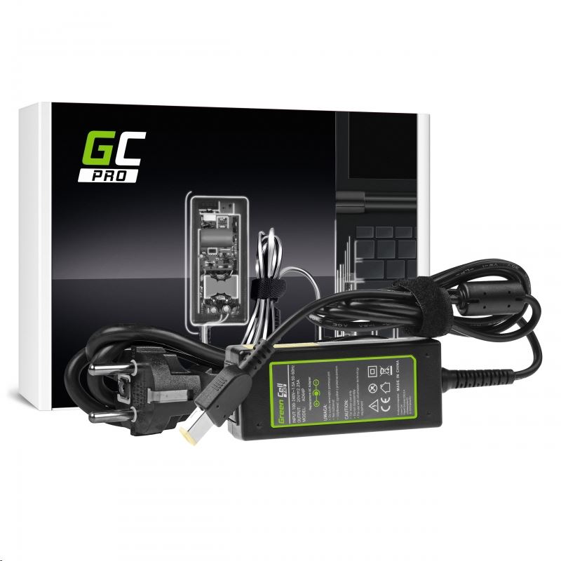 Green Cell PRO AD64P notebook töltő Lenovo 20V 2.25A 45W Slim Tip Green Cell PRO AD64P notebook töltő Lenovo 20V 2.25A 45W Slim Tip