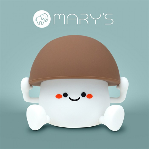 MARYS, MW61410, Éjszakai LED lámpa, Gomba, Akkumulátoros, USB kábellel , 2W, 3000K