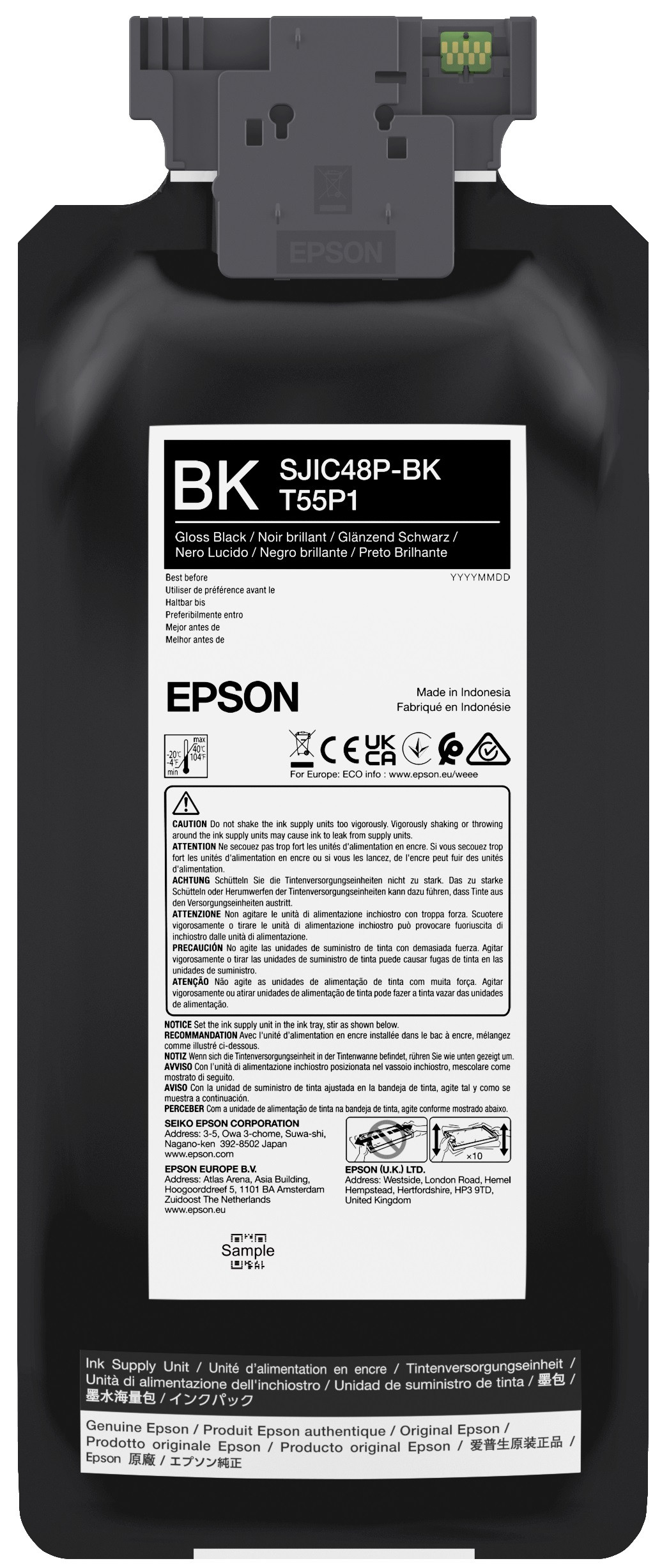 Epson SJIC48P-BK C8000 Patron Fekete Eredeti Epson SJIC48P-BK C8000 Patron Fekete Eredeti