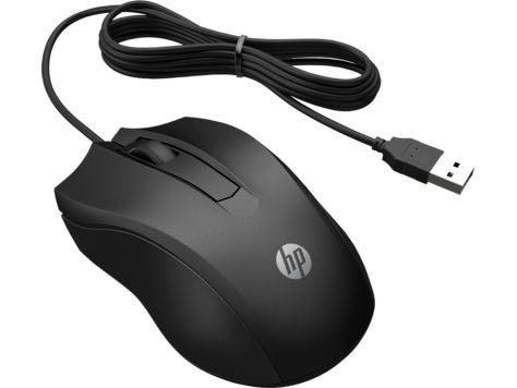 HP 100 optikai egér fekete HP 100 optikai egér fekete