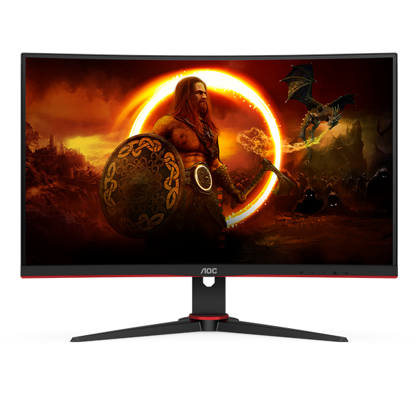 AOC C27G2E/BK Ívelt Gaming 165Hz VA monitor 27"