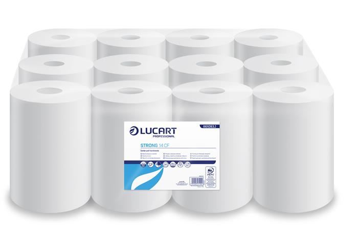 Lucart Strong 14 CF törlőkendő, tekercses belső adagolású hófehér (861093) Lucart Strong 14 CF törlőkendő, tekercses belső adagolású hófehér (861093)
