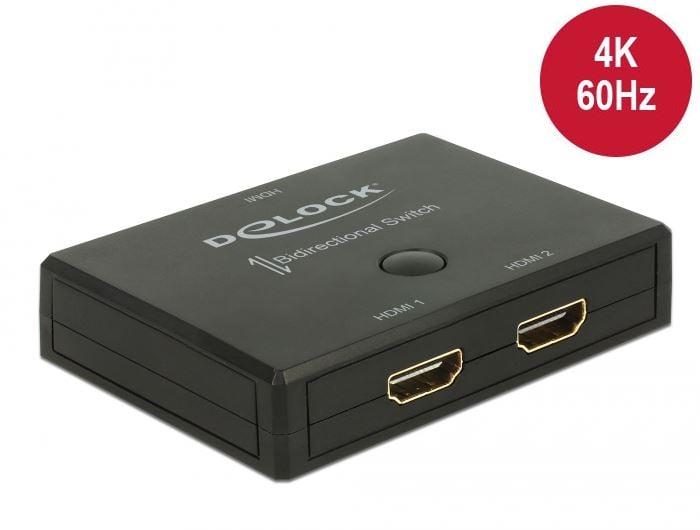 DeLock HDMI kétirányú Switch 4K 60Hz (18749) DeLock HDMI kétirányú Switch 4K 60Hz (18749)