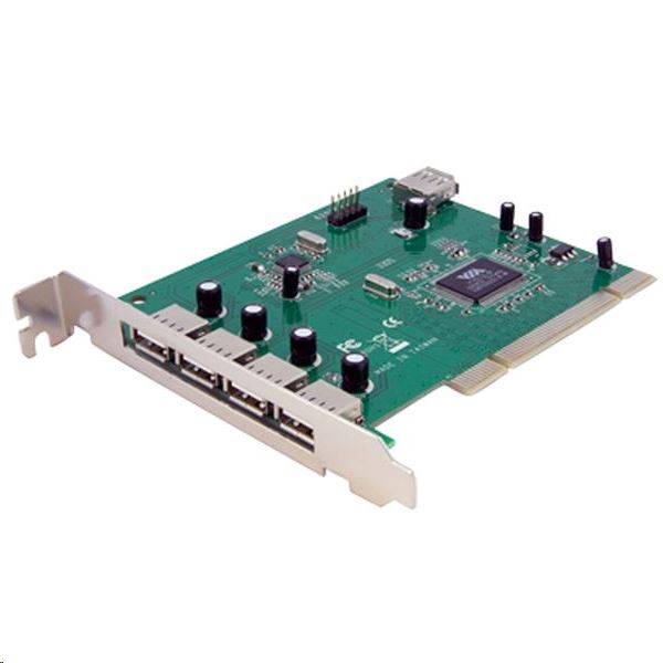 StarTech.com 4+1x USB 2.0 bővítő kártya PCI (PCIUSB7) StarTech.com 4+1x USB 2.0 bővítő kártya PCI (PCIUSB7)