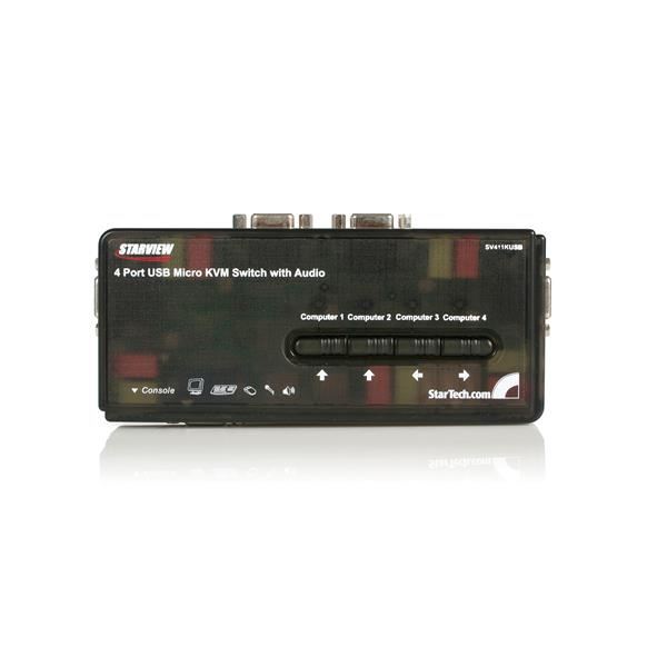 Startech.com KVM Switch 4PC USB Audio (SV411KUSB) Startech.com KVM Switch 4PC USB Audio (SV411KUSB)