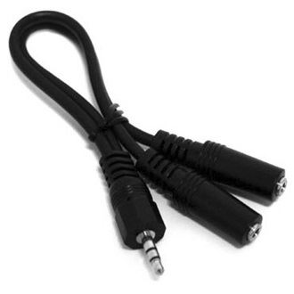 OEM Jack stereo 3,5mm -> 2db Jack stereo 3,5mm M/F audio kábel 0.2m fekete (XAKABJY) OEM Jack stereo 3,5mm -> 2db Jack stereo 3,5mm M/F audio kábel 0.2m fekete (XAKABJY)