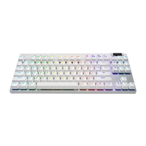 Logitech G PRO X TKL LIGHTSPEED vezeték nélküli RGB fehér gamer billentyűzet