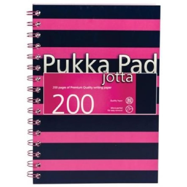 Pukka Pad Jotta Pad Navy Pink A4 200 oldalas vonalas spirálfüzet Pukka Pad Jotta Pad Navy Pink A4 200 oldalas vonalas spirálfüzet