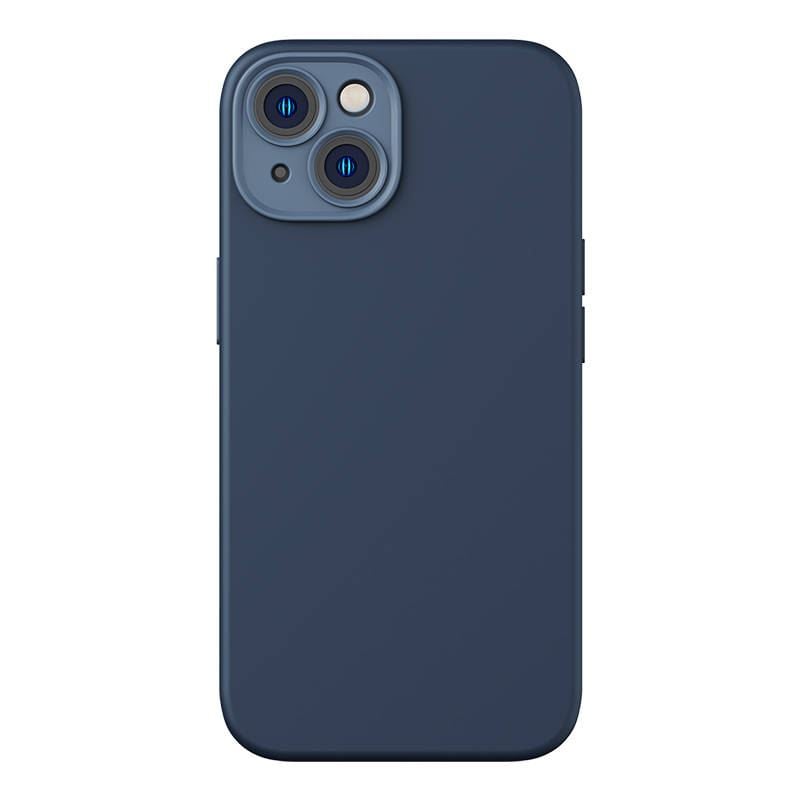 Baseus Liquid Silica iPhone 14 Plus átlátszó mágneses tok és üvegfólia kék (ARYC000603) Baseus Liquid Silica iPhone 14 Plus átlátszó mágneses tok és üvegfólia kék (ARYC000603)